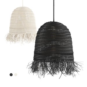 3D cosydar raphia lamp