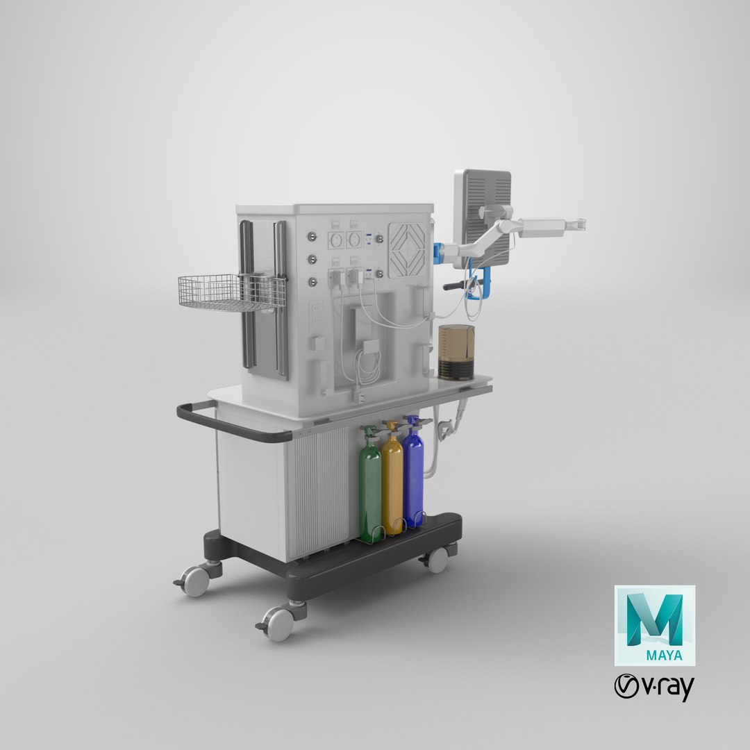 Anesthesia Machine 3D - TurboSquid 2065616
