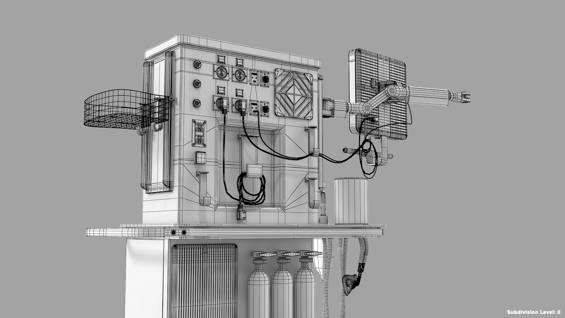Anesthesia Machine 3D - TurboSquid 2065616