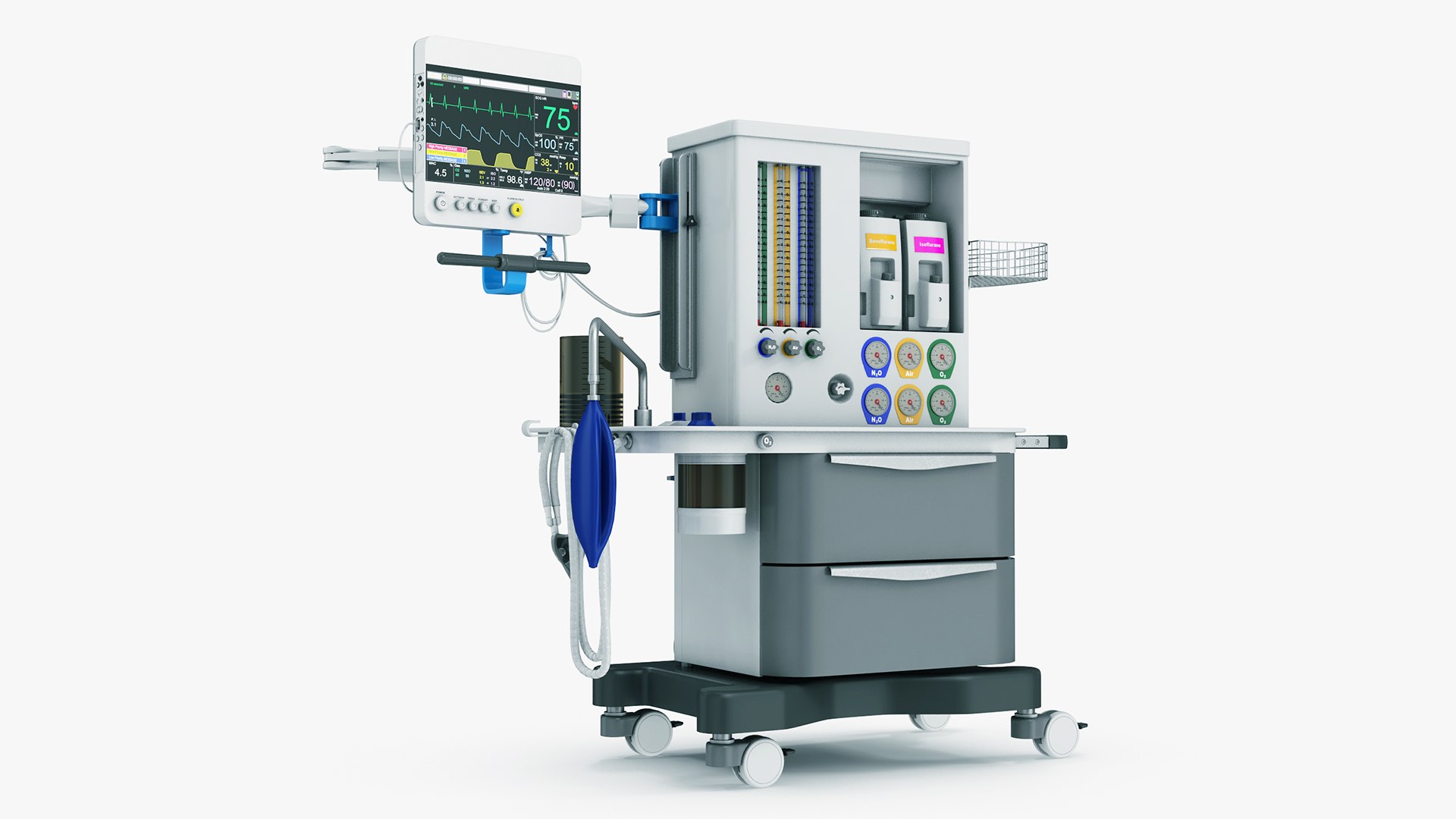 Anesthesia Machine3D模型 - TurboSquid 2065616