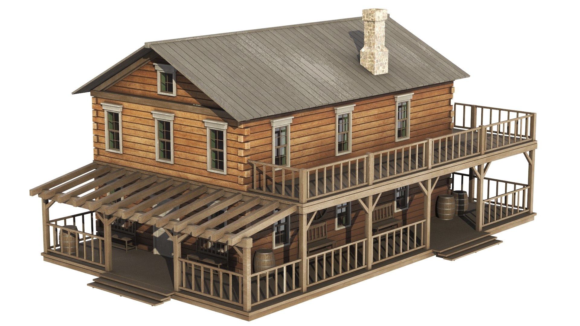 Detailed Large Western Collection model https://p.turbosquid.com/ts-thumb/AI/8EfRoX/Yl/house5/jpg/1749626281/1920x1080/fit_q87/1850cc4e909ba9a42d96a75f49f45384fb162c86/house5.jpg