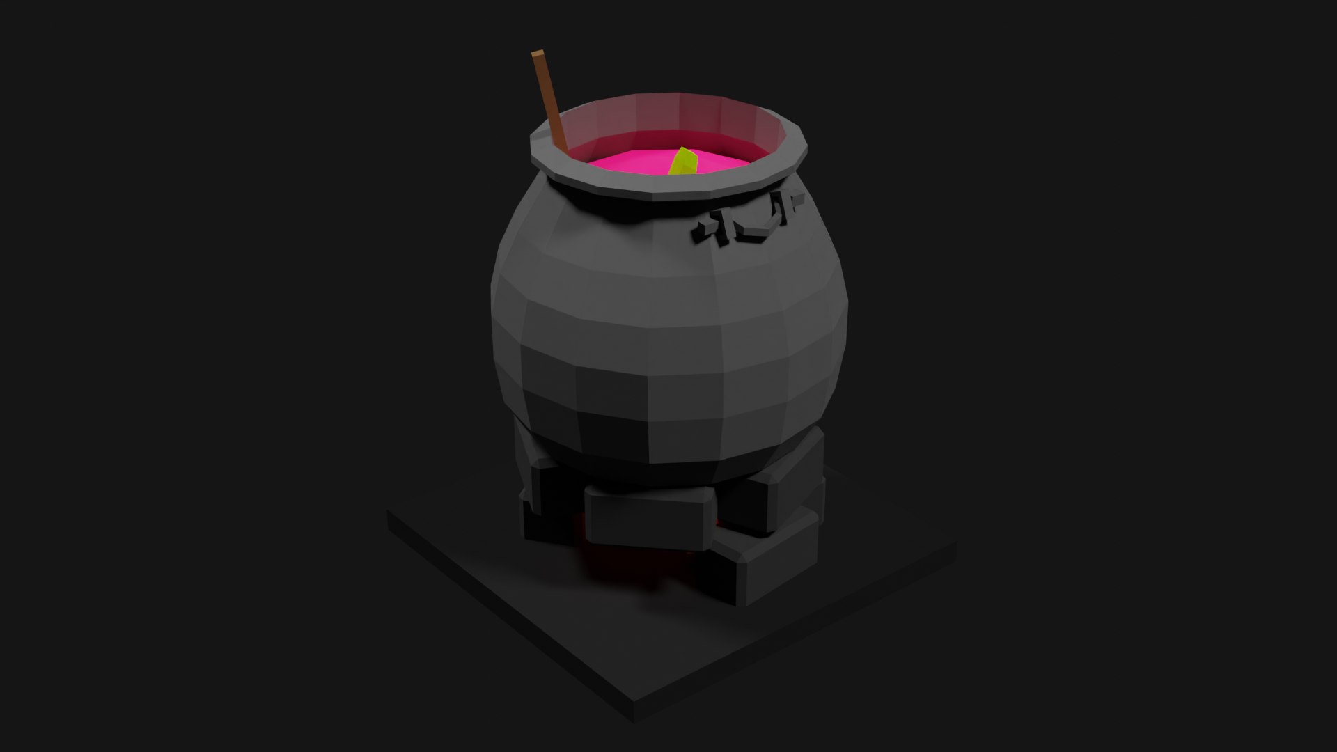 Lowpoly Cauldron 3D model https://p.turbosquid.com/ts-thumb/AI/8udG3Q/29/0012/png/1646904556/1920x1080/fit_q87/1f522164d40d669a04a6147189f75bb553993df2/0012.jpg