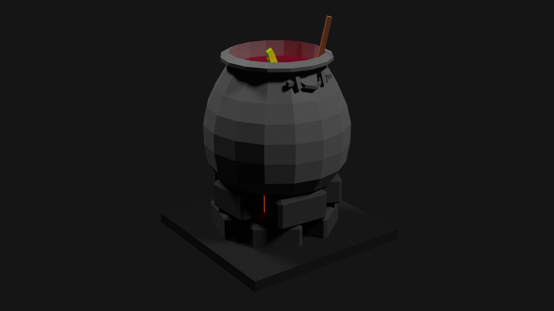Lowpoly Cauldron 3D model https://p.turbosquid.com/ts-thumb/AI/8udG3Q/YG/0132/png/1646904561/1920x1080/fit_q87/d7cc3971b3ee764efa8c1aa9d918382f2cd27b19/0132.jpg