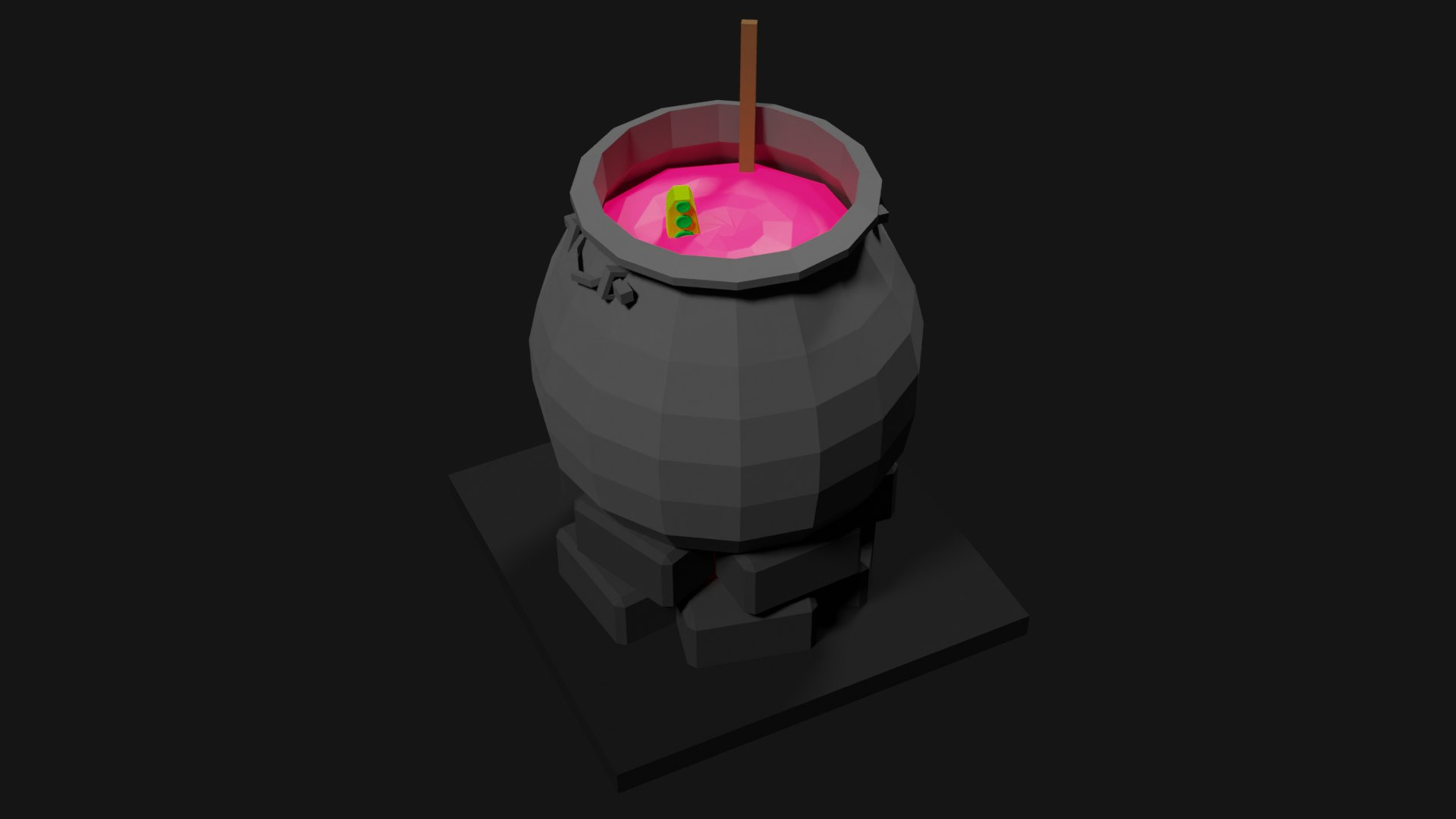 Lowpoly Cauldron 3D model https://p.turbosquid.com/ts-thumb/AI/8udG3Q/zx/0076/png/1646904584/1920x1080/fit_q87/6386ce26fea7e49ba0d7ae4eeba8cb1cae149744/0076.jpg