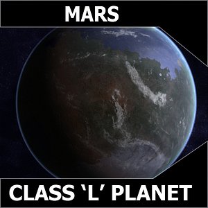 3d l planets mars model