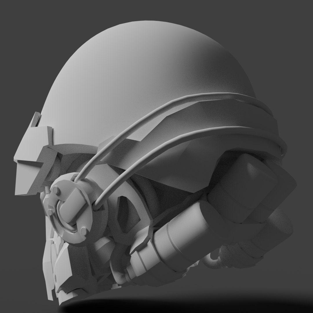 Robot Head 3D Model - TurboSquid 1367643