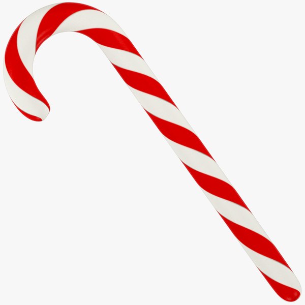 modelo 3d Bastón de caramelo V1 TurboSquid 1991791