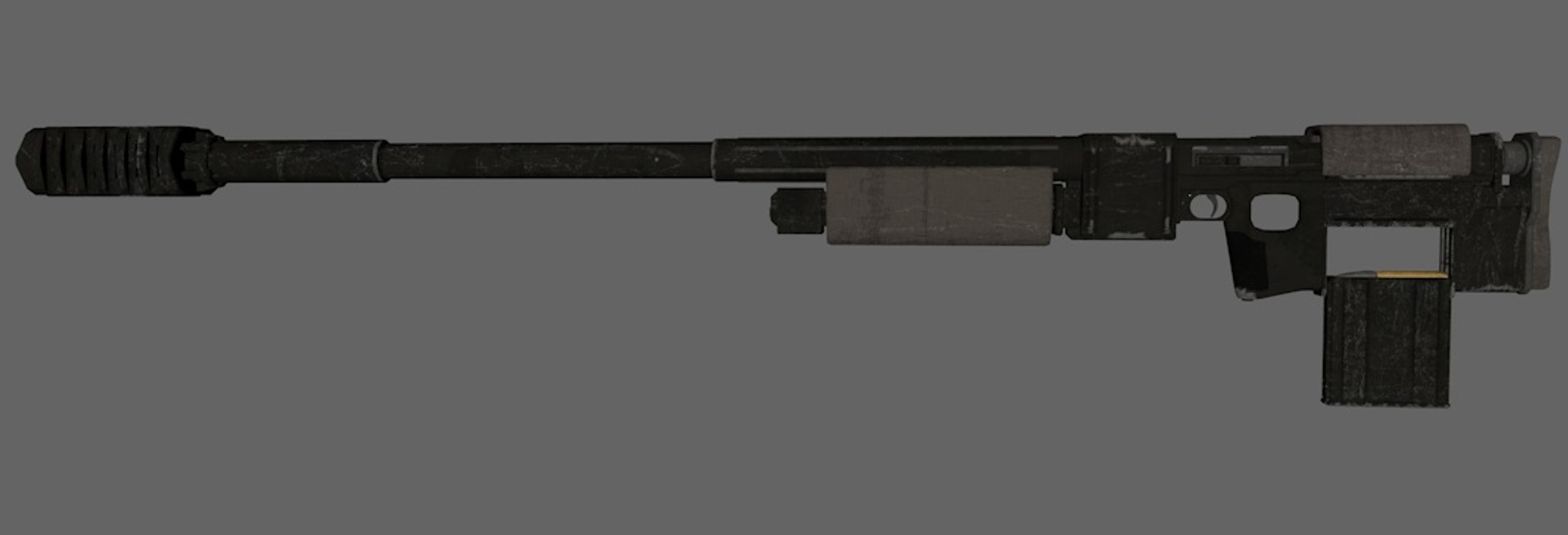 3D vibora sniper rifle model - TurboSquid 720205
