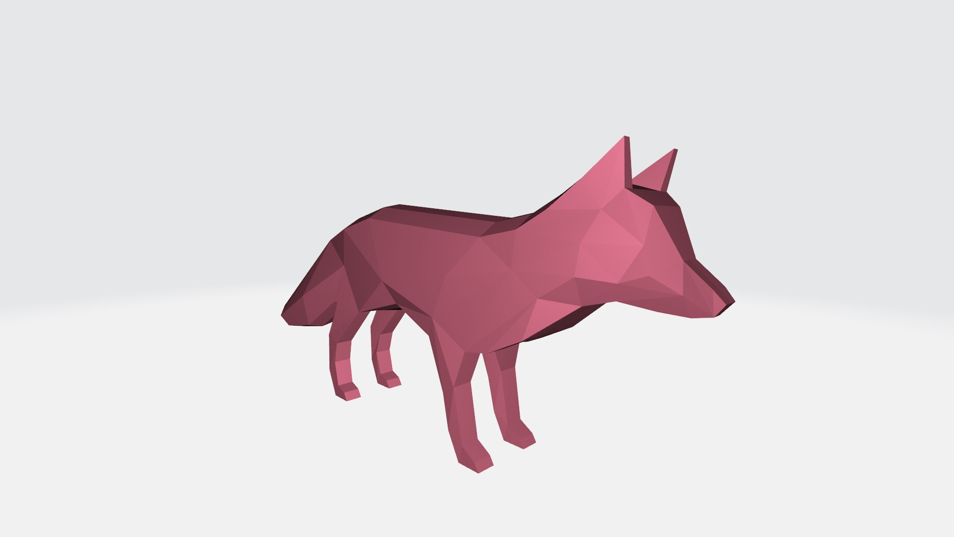 Low Poly Fox 3D - TurboSquid 2348046