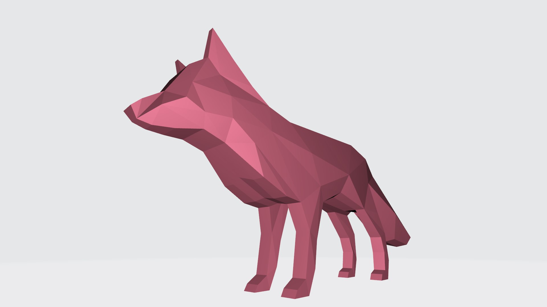 Low Poly Fox 3D - TurboSquid 2348046