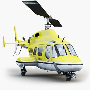 Bell 222 Yellow