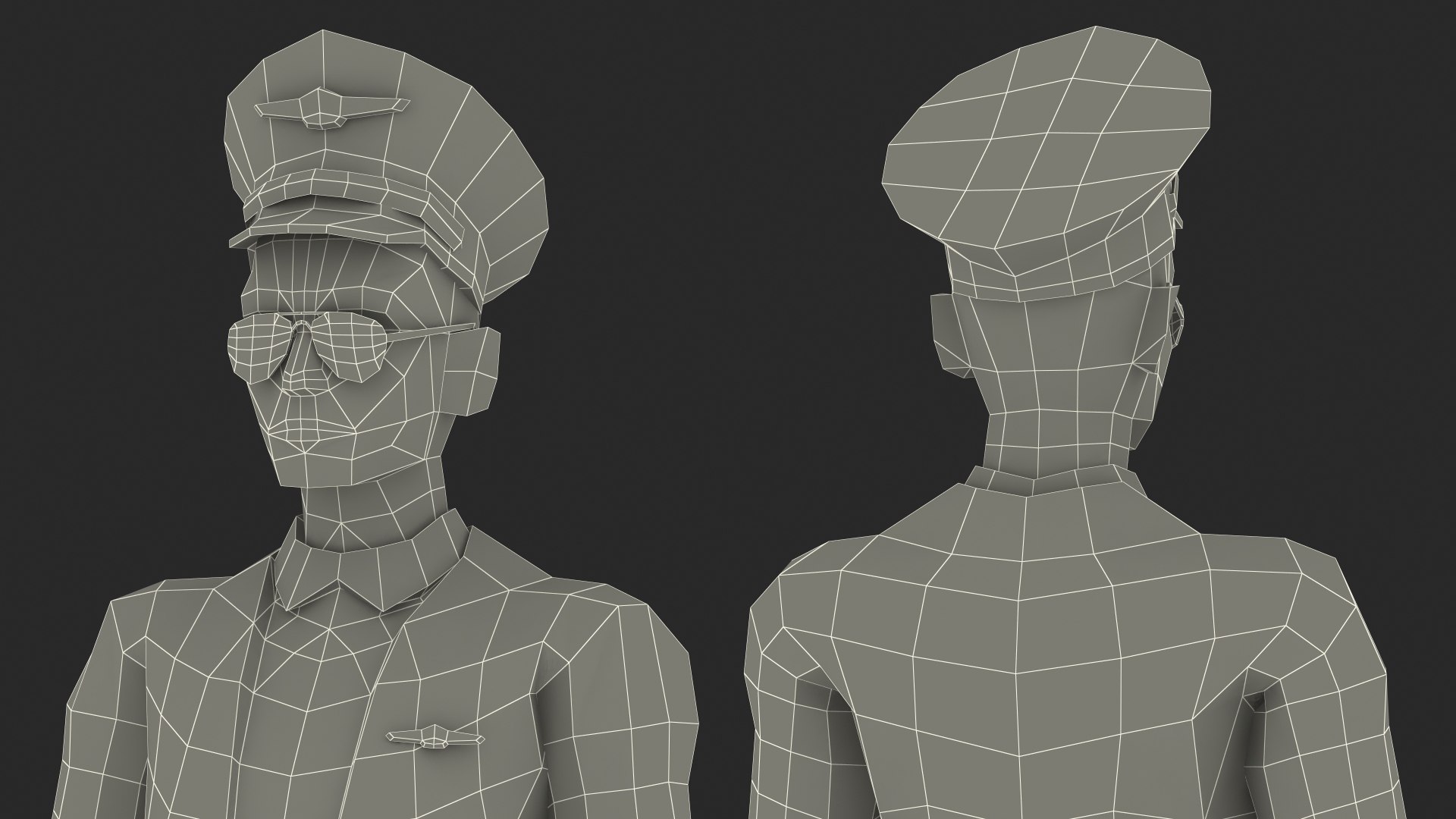3D Low Poly Pilot https://p.turbosquid.com/ts-thumb/AI/NwDfL5/GP/lowpolypilotvray3dmodel024/jpg/1706283965/1920x1080/fit_q87/50d6e8cc749d676fe0ed5b2192d1d1c7e17a921a/lowpolypilotvray3dmodel024.jpg