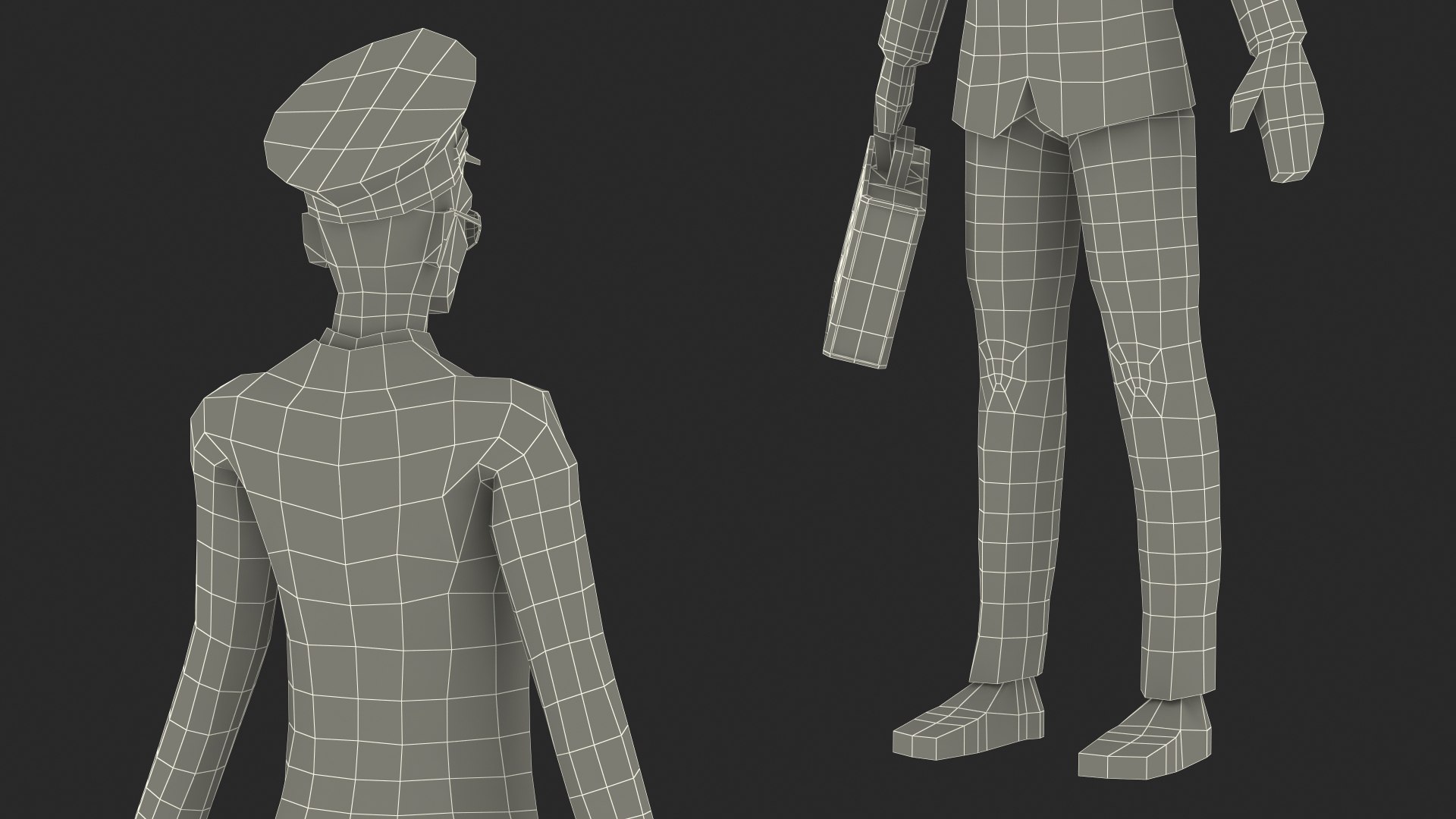 3D Low Poly Pilot https://p.turbosquid.com/ts-thumb/AI/NwDfL5/bP/lowpolypilotvray3dmodel022/jpg/1706283954/1920x1080/fit_q87/b10e2aec13be610d2cf3d73eed4da351d1d18c35/lowpolypilotvray3dmodel022.jpg