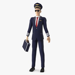 3D Low Poly Pilot