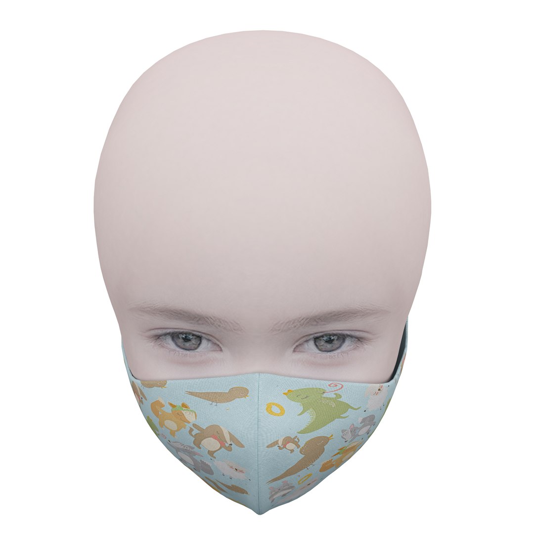 3D Medical Mask Kids - TurboSquid 1558371