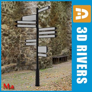 Street sign v1 by 3DRivers