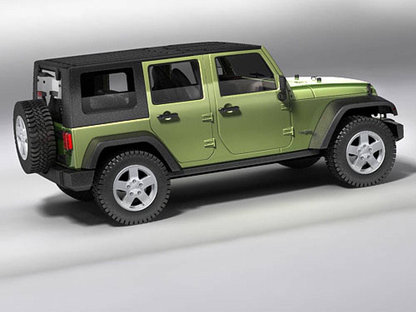 3d 3ds Wrangler Unlimited Jeep