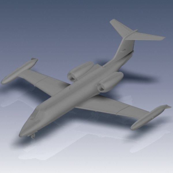 learjet 35a 3d model