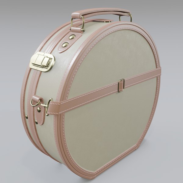 Steamline Hatbox Small Luggage 3D model 