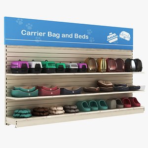 Pet Shop - Pet Carrier Bag and Beds Collection 3D
