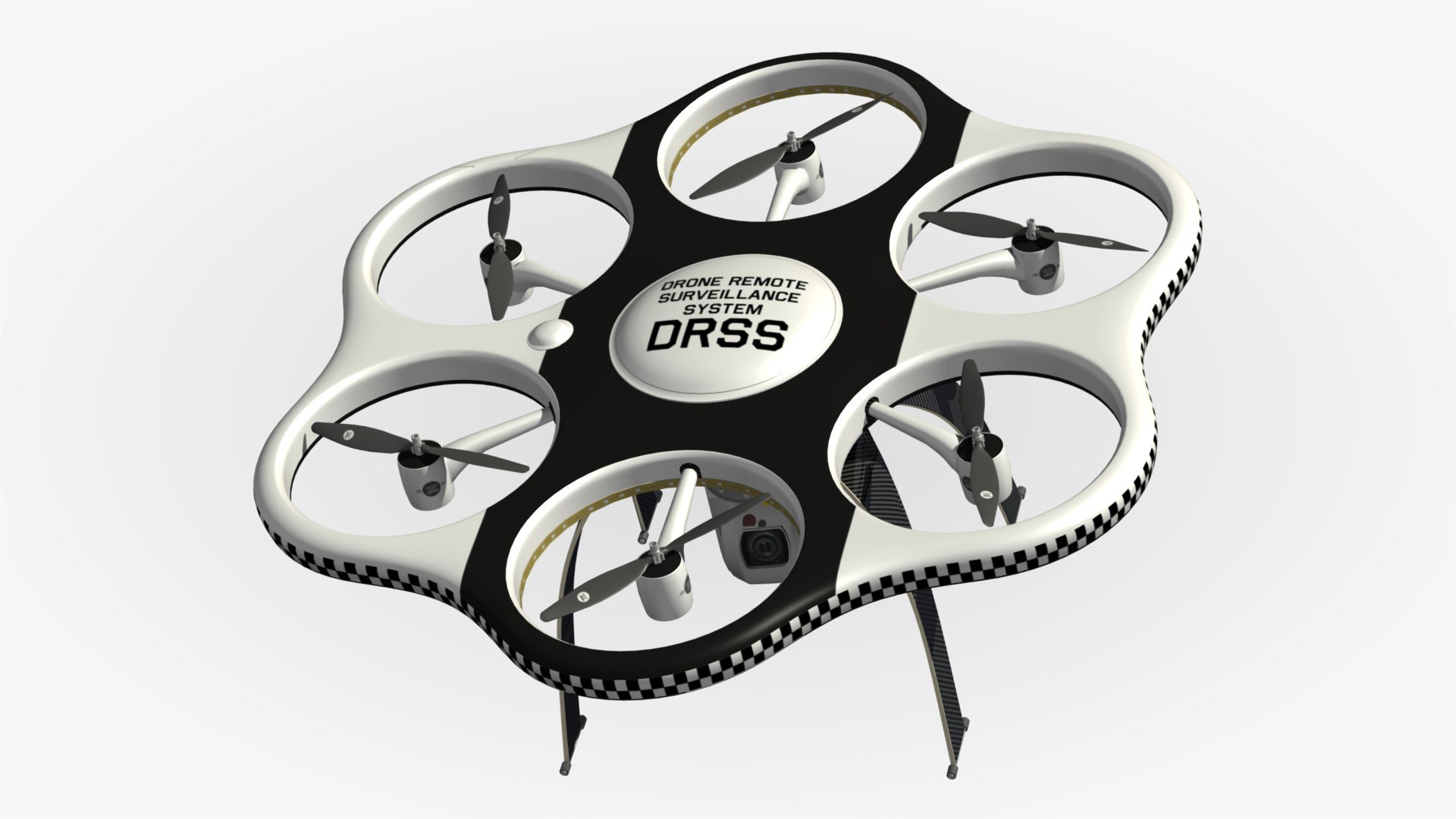 Drone Remote Surveillance 3d Model Circuit Diagram
