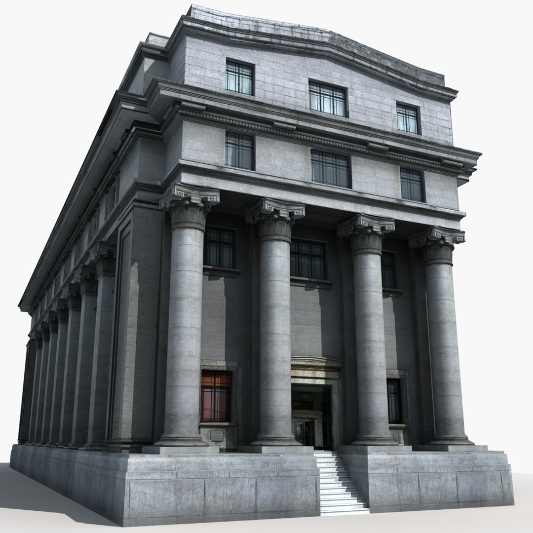 Old Building Model - TurboSquid 1318902