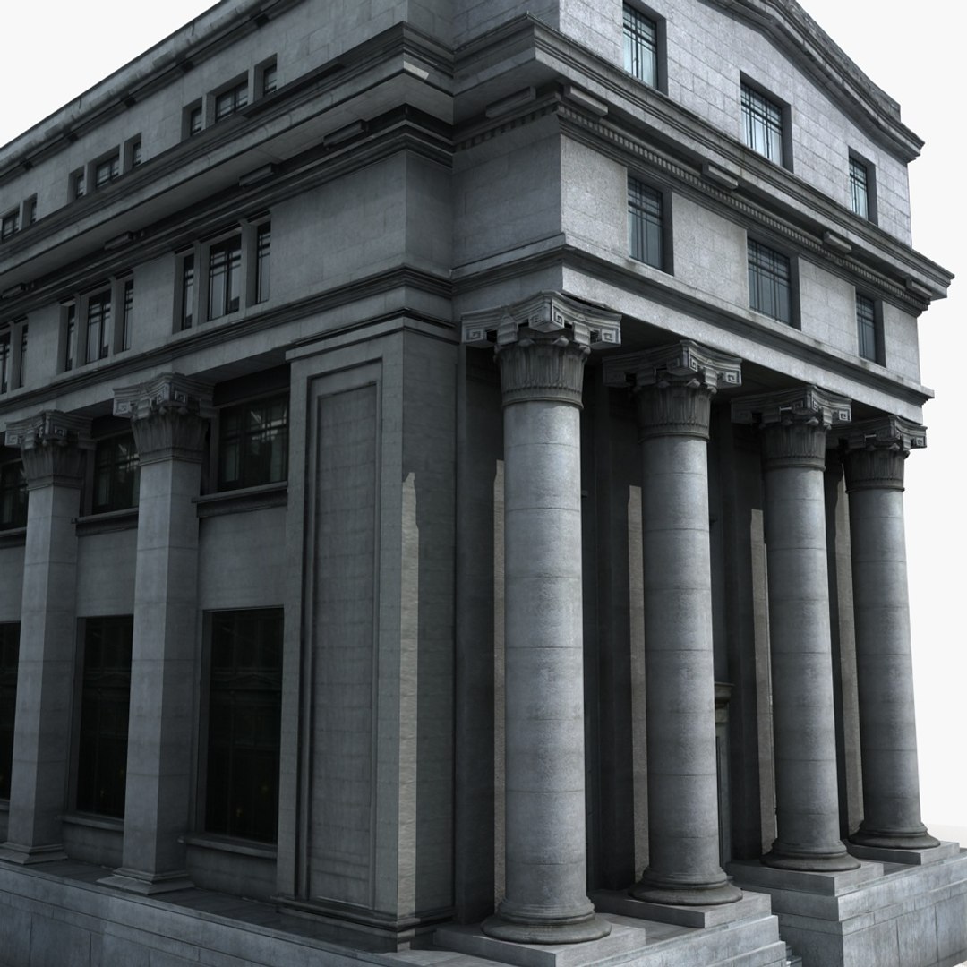 Old Building Model - TurboSquid 1318902