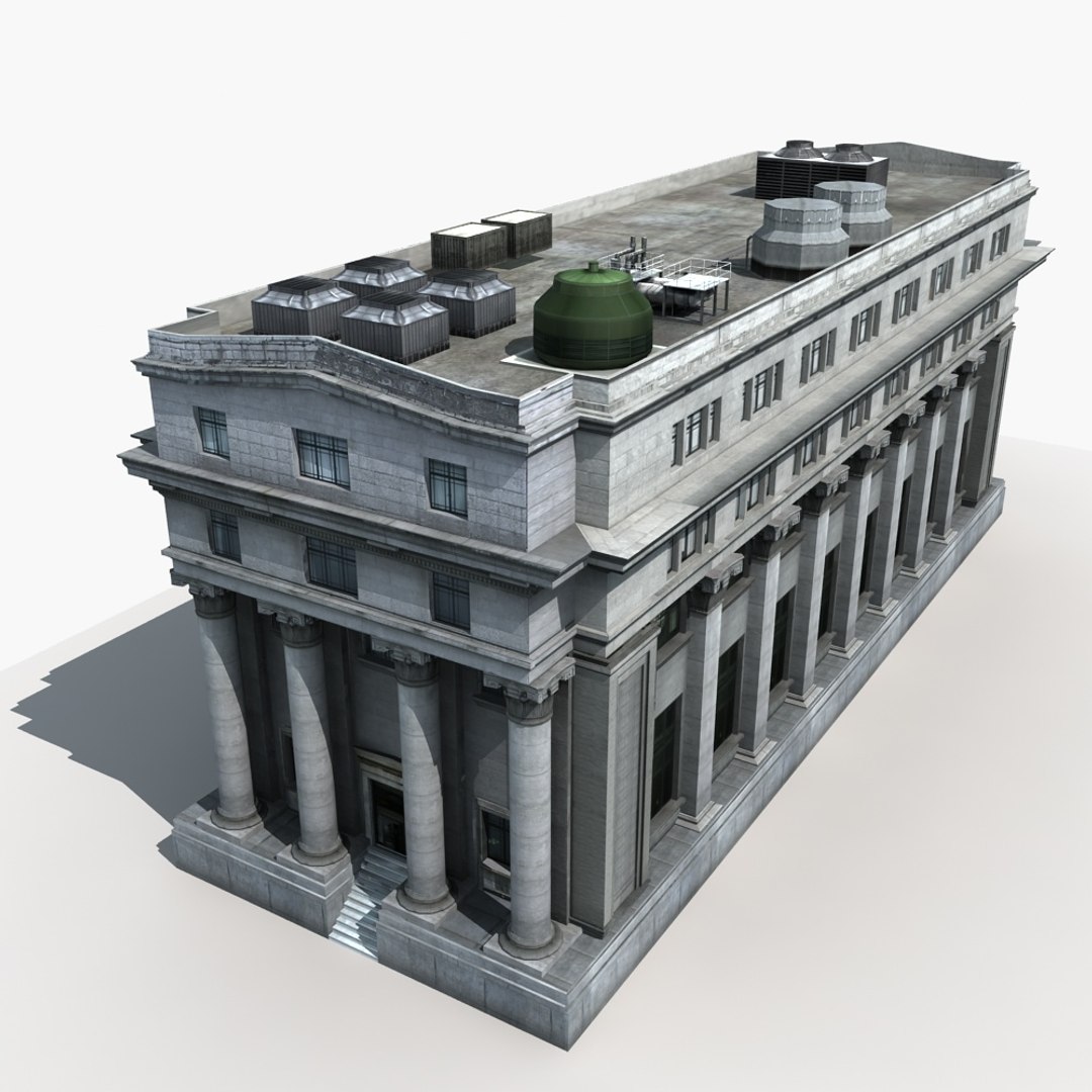 Old Building Model - TurboSquid 1318902