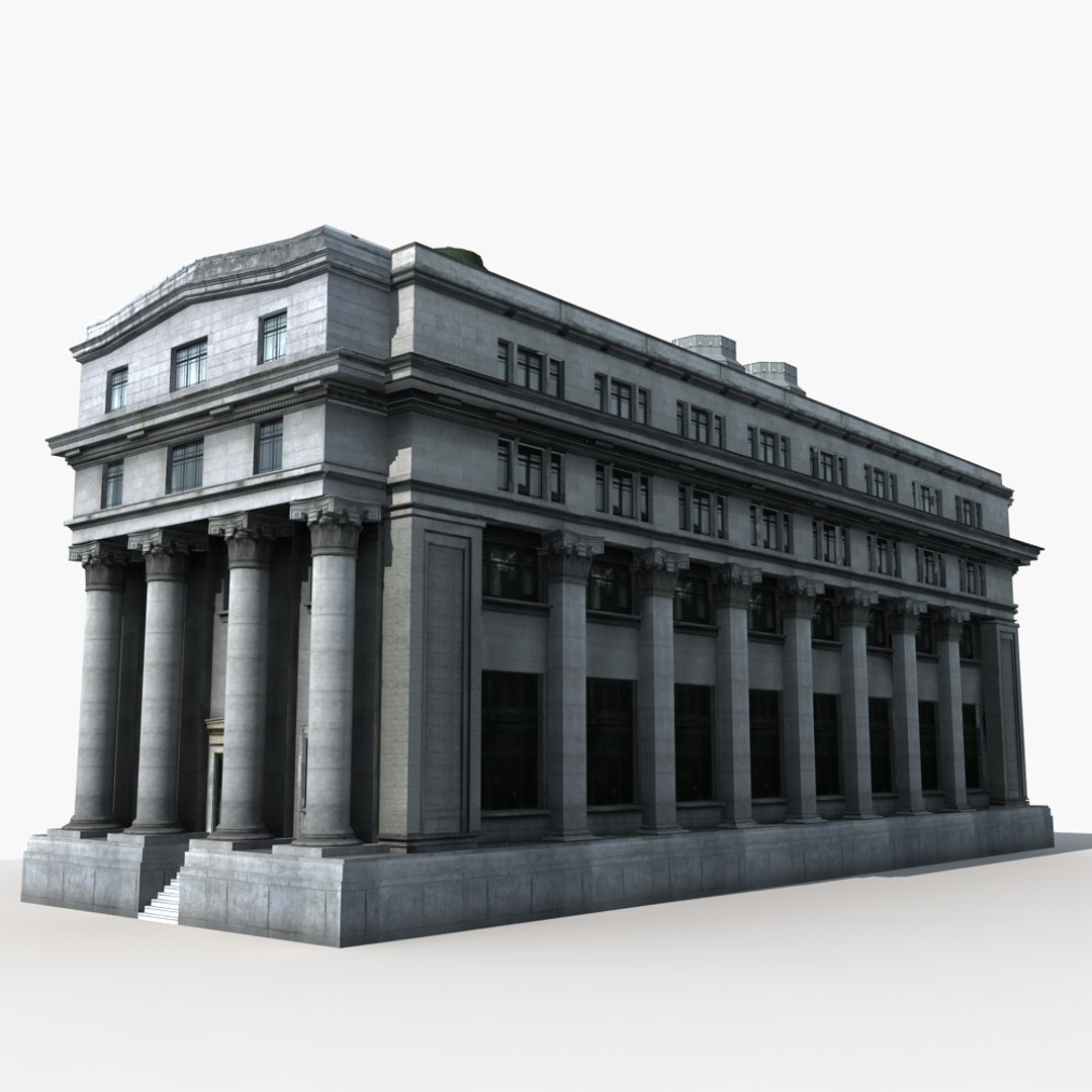 Old Building Model - TurboSquid 1318902
