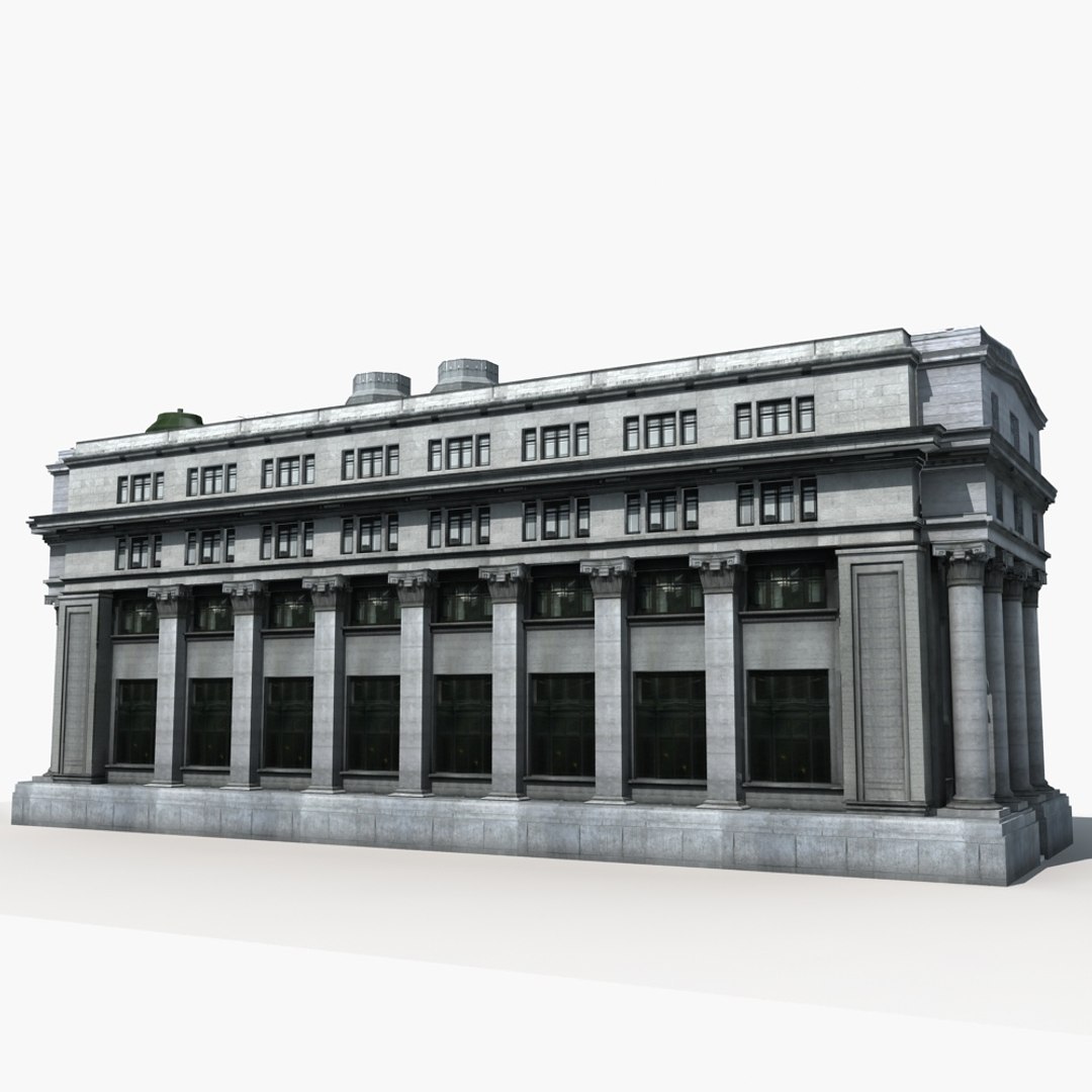 Old Building Model - TurboSquid 1318902
