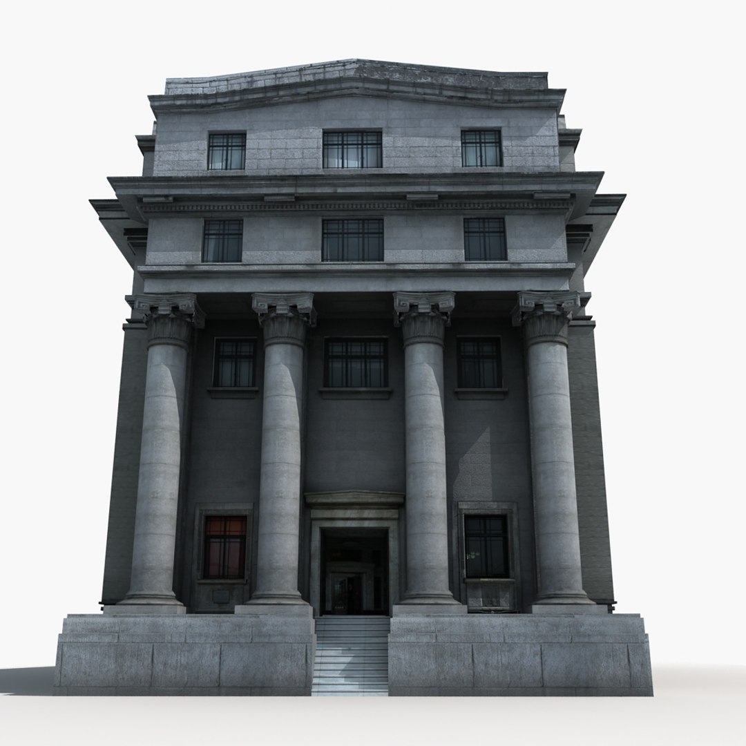 Old Building Model - TurboSquid 1318902