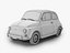피아트 500 R 1975 3D 모델