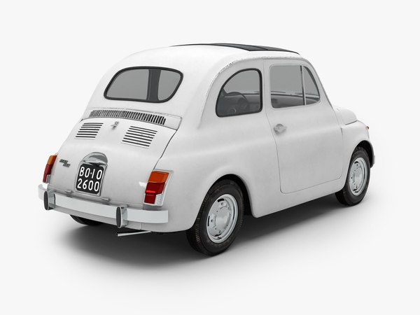 国内発送 Fiat 500 981149 TurboSquid - 3Dモデル3Dモデル 1975 R 絵画