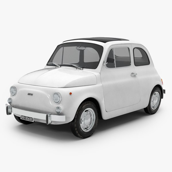 3ds max fiat 500 r 1975