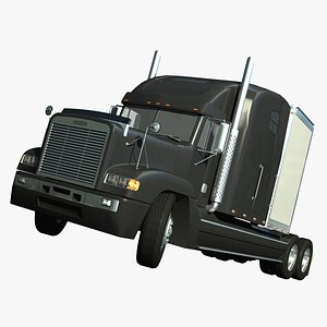truck freightliner 3d lwo