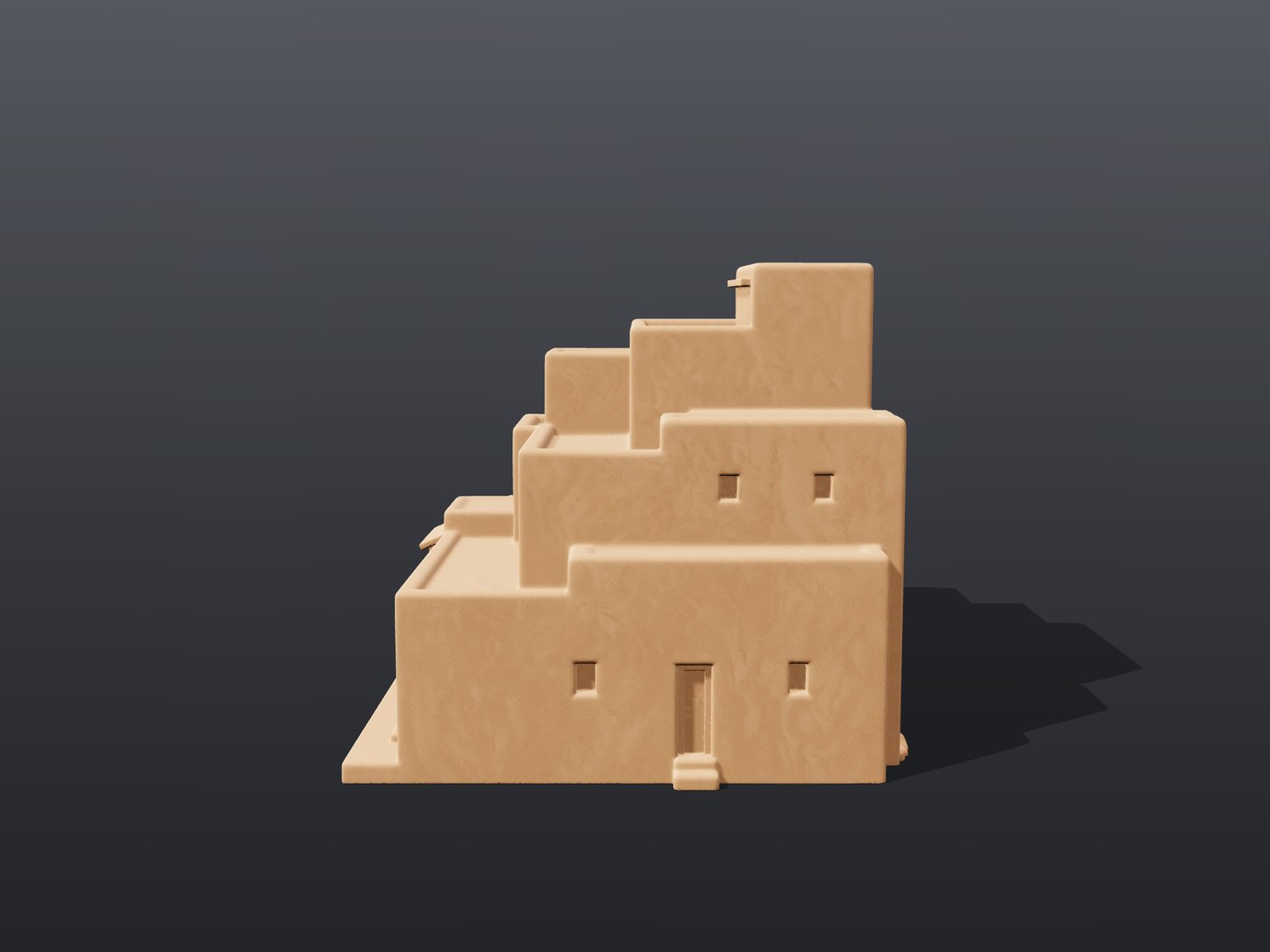 3D Terraced Adobe Pueblo Building - PBR  Game-Ready LOD model https://p.turbosquid.com/ts-thumb/AI/lG9wpC/8d/preview03side/png/1790972584/1920x1080/fit_q87/415445d265179f0f13d477ae162e80961af4ecfb/preview03side.jpg