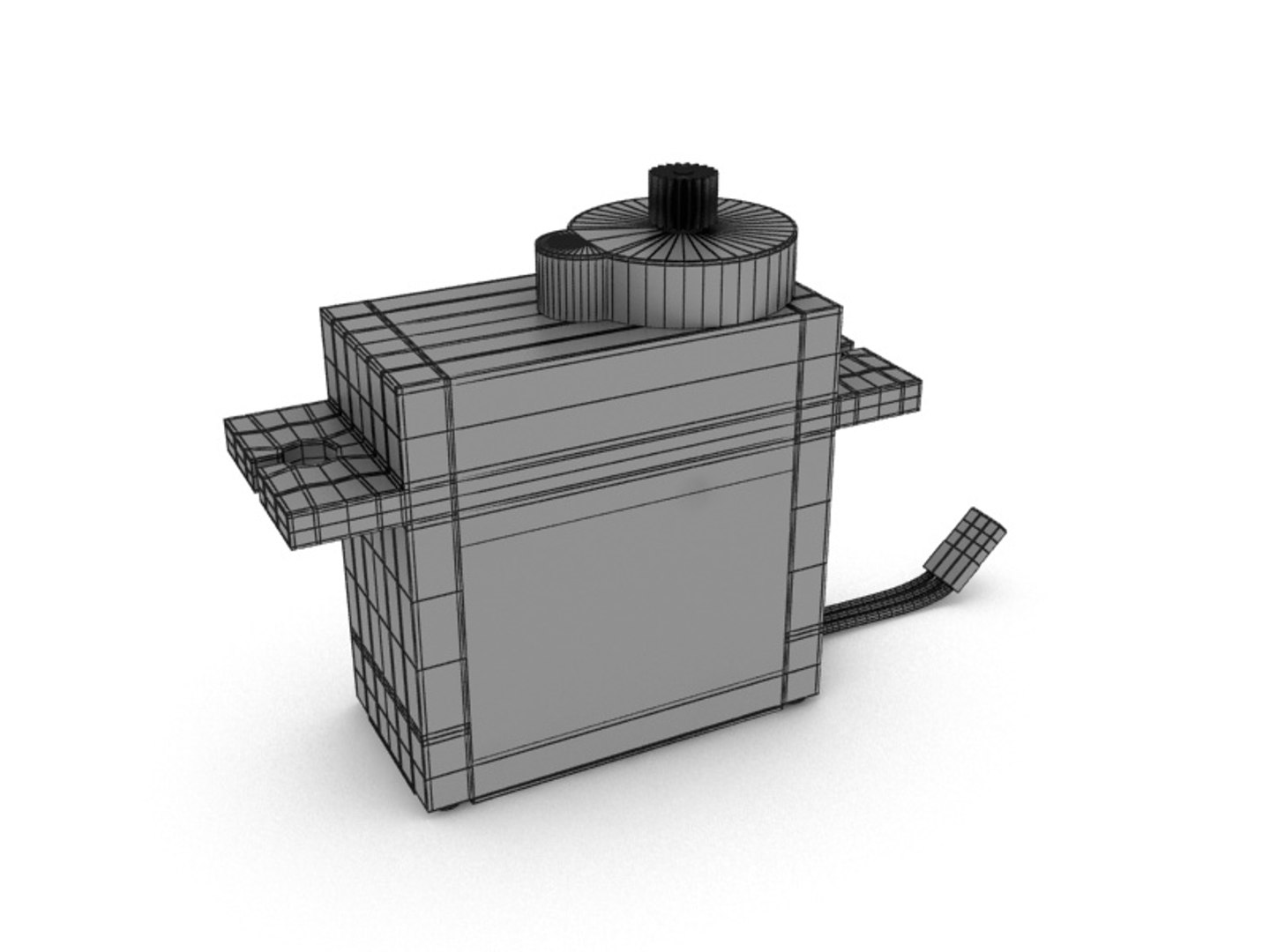3D servo motor https://p.turbosquid.com/ts-thumb/AI/nN5KcU/8s35QIzp/wireframe/jpg/1536146753/1920x1080/fit_q87/3975323afd42b7c5177aca16827b134bf441e090/wireframe.jpg