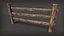 PBR Old Wooden Fence Modular