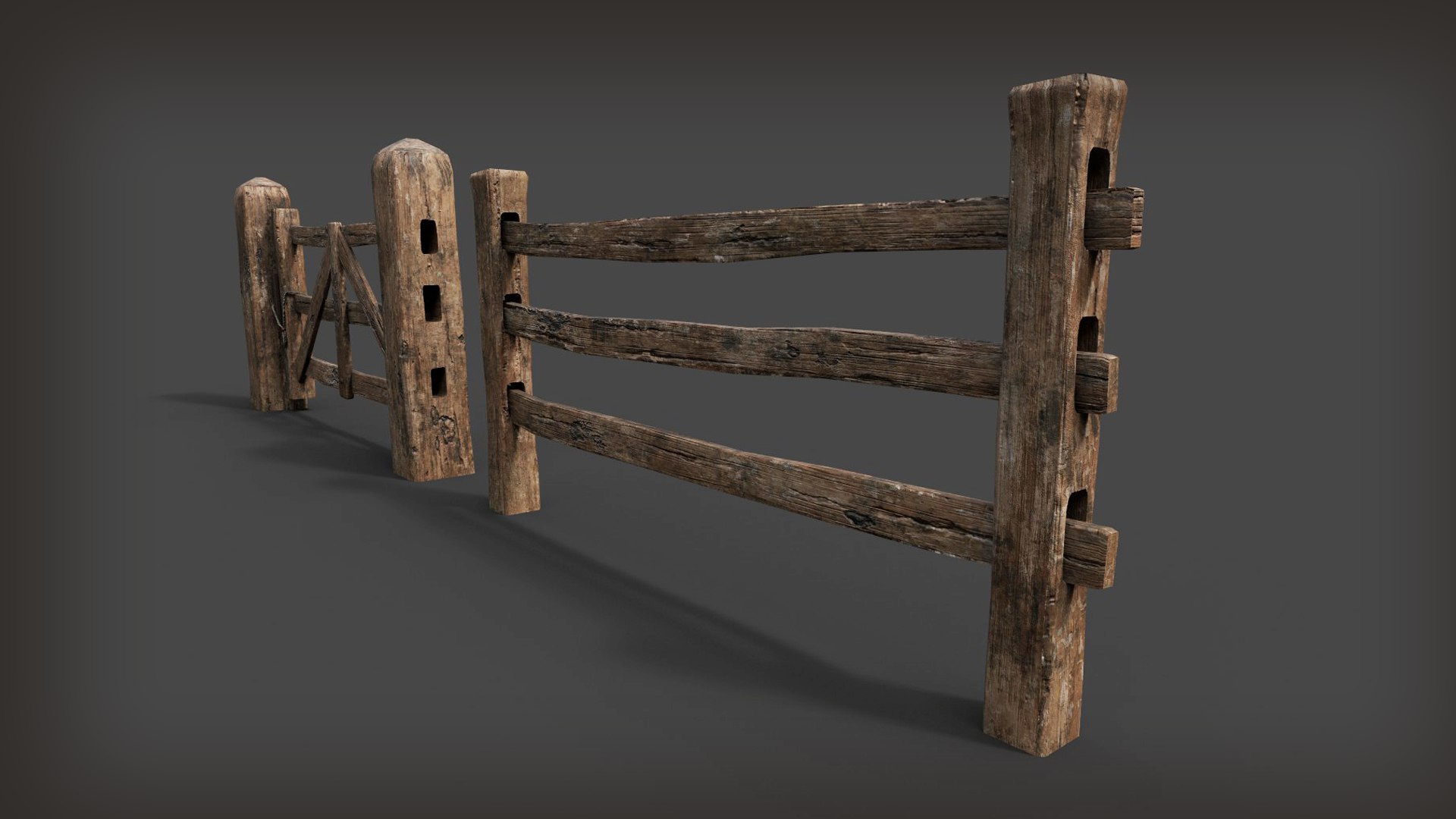 3D PBR Old Wooden Fence Modular https://p.turbosquid.com/ts-thumb/AI/nZNsMt/Mj/4/png/1636545060/1920x1080/fit_q87/8343b94c8d58fbbe67e2ba3c2f314451b6448315/4.jpg