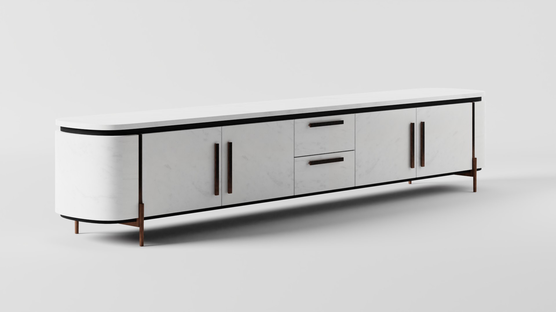 3D Modern Marble Tv Stand TurboSquid 2032321