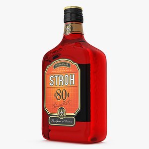 stroh 80 rum bottle 3D model