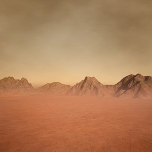 3D martian terrain model