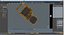 Chariot de nettoyage multi-étagères