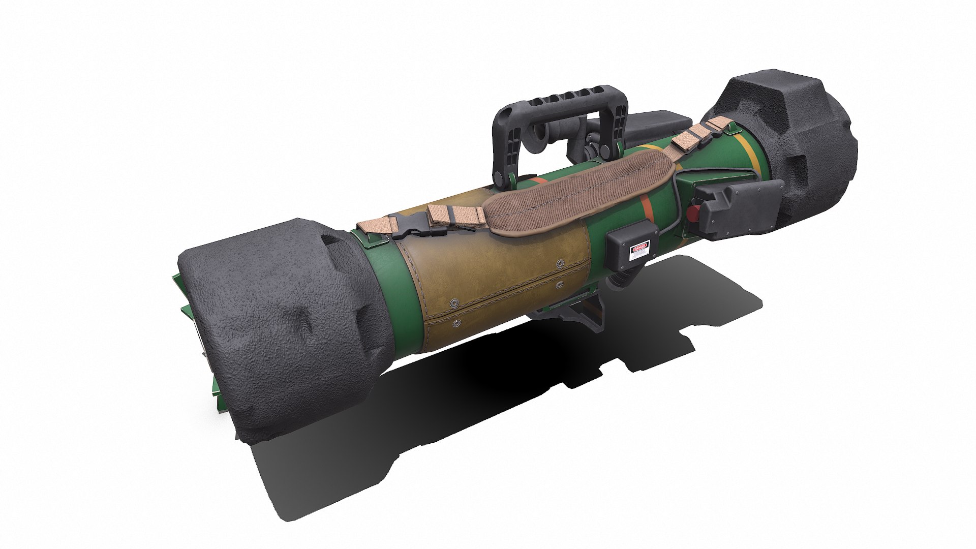 3D FGM 172 SRAW Anti Tank Rocket Launcher Low-poly PBR Model ...