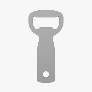 3D Bottle Opener - Geometry Only No Textures No Materials model