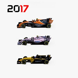 Formula 2017 cars pack 2