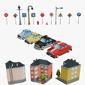 3D Tinymen - Toon Pack City model