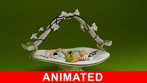 3d model sugar bowl flower