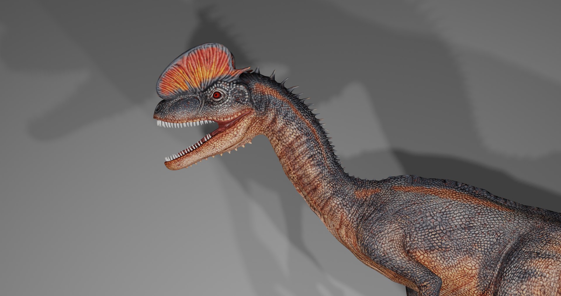 Dilophosaurus Dinosaur 3D - TurboSquid 1987520