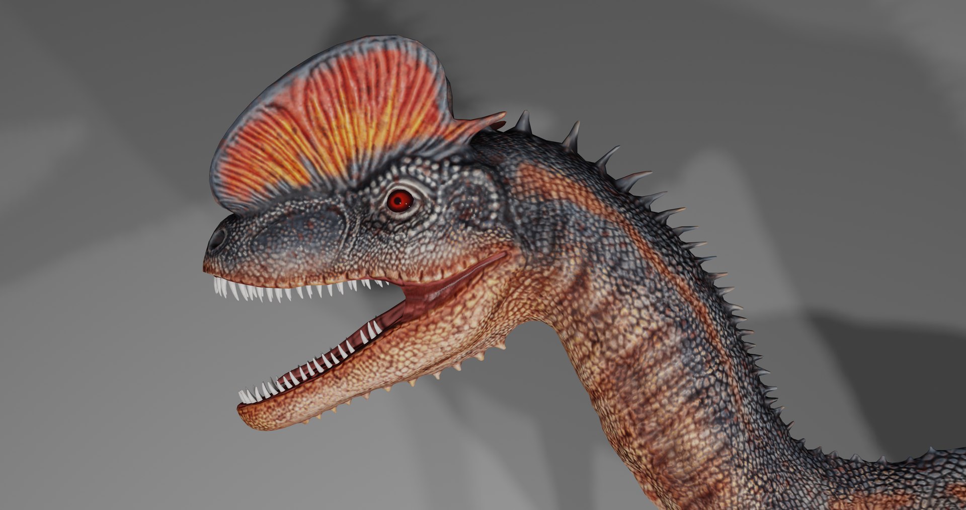 Dilophosaurus Dinosaur 3D - TurboSquid 1987520